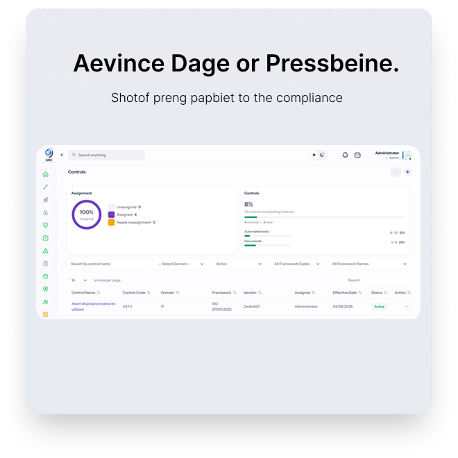 GRC Dashboard